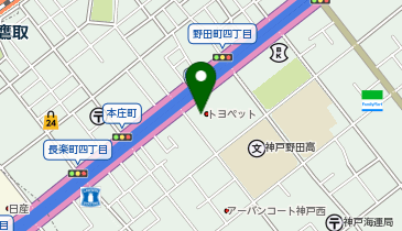 神戸トヨペット須磨店の地図画像