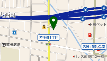 日産大阪U CARS尼崎の地図画像