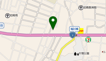 兵庫三菱自動車販売尼崎店の地図画像