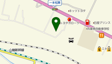 姫路三菱自動車販売UCAR姫路の地図画像