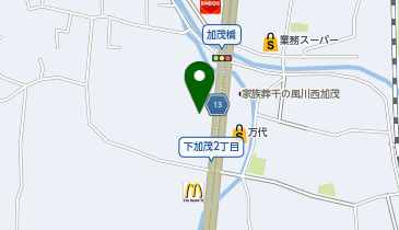 兵庫スバル自動車川西加茂店の地図画像