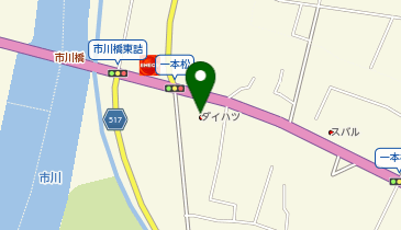 兵庫ダイハツ販売市川橋店の地図画像