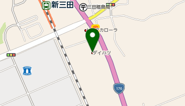 兵庫ダイハツ販売新三田店の地図画像