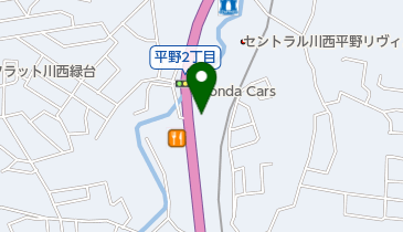 タイムズカー川西の地図画像