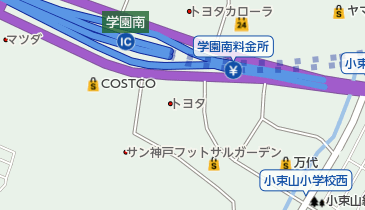 小野自動車(株)の地図画像