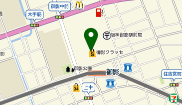 ペッパーランチ御影クラッセ店の地図画像