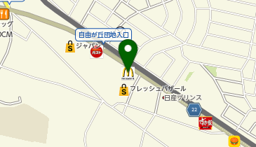 マクドナルド三木店の地図画像