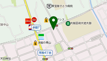 マクドナルド伊丹荒牧店の地図画像