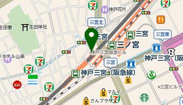 31アイスクリームEKIZO神戸三宮店の地図画像