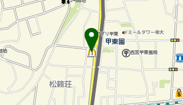 31アイスクリーム甲東園店の地図画像