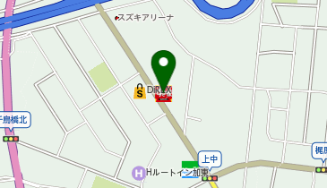 すき家加東上中店の地図画像