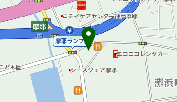 かつ満神戸摩耶店の地図画像