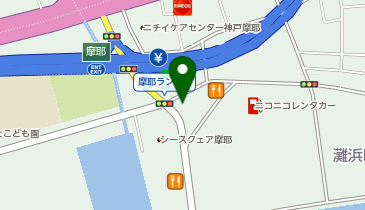 天麩羅えびのや神戸摩耶店の地図画像