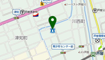 土山人芦屋店の地図画像