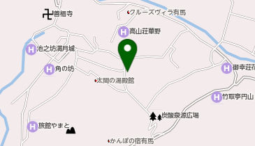 土山人有馬店の地図画像
