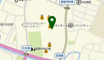 牛角焼肉食堂イオンモール姫路リバーシティー店の地図画像