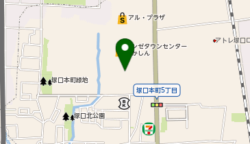 牛角焼肉食堂つかしん店の地図画像