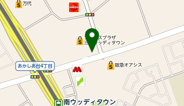 とんかつ神楽坂さくら三田ウッディタウン店の地図画像