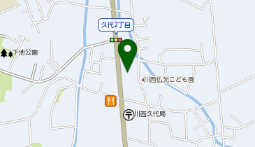 きんのぶた川西久代店の地図画像
