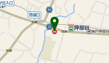 ガスト押部谷店(から好し取扱店)の地図画像