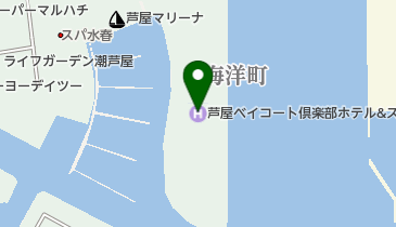 芦屋ベイコート倶楽部ホテル&スパリゾートの地図画像