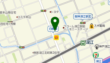 ビジネスイン東灘の地図画像