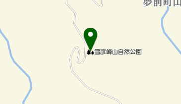 雪彦峰山県立自然公園の地図画像