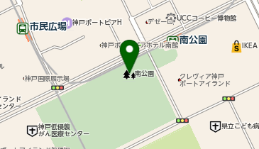 南公園の地図画像