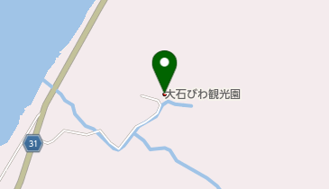 大石びわ観光園の地図画像