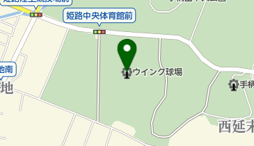 ウインク球場の地図画像