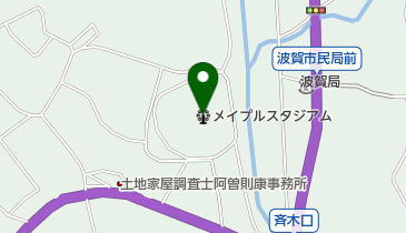 波賀総合スポーツ公園の地図画像