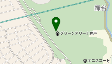 神戸市総合運動公園体育館の地図画像