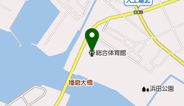 播磨町総合体育館の地図画像