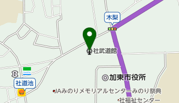 社武道館の地図画像