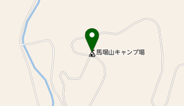 馬場山キャンプ場の地図画像