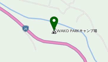 WAKO PARKキャンプ場の地図画像