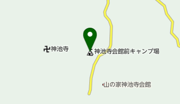 神池寺会館前キャンプ場の地図画像