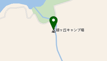 緑ヶ丘キャンプ場の地図画像