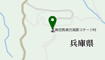 奥但馬美方高原コテージ村の地図画像