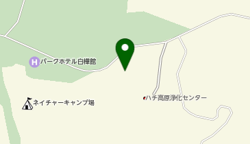 ハチ高原THE PARKの地図画像