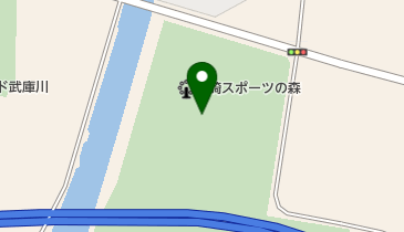 尼崎スポーツの森スケート場の地図画像