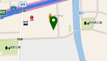 スポーツクラブアクトス尼崎の地図画像