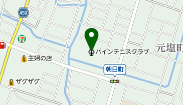 パインテニスクラブの地図画像