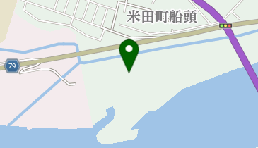 河川敷米田テニスコートの地図画像