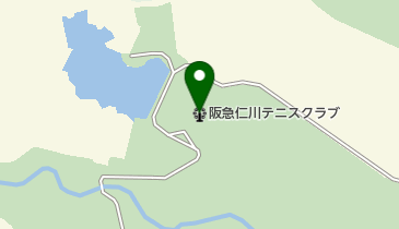 阪急仁川テニスクラブの地図画像
