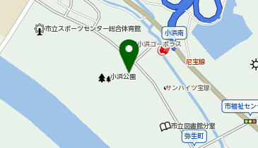 宝塚市立スポーツセンターの地図画像