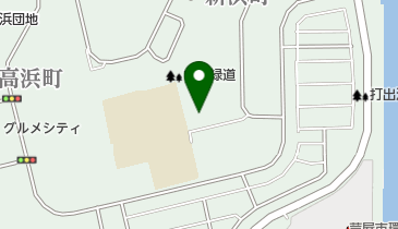 東浜テニスコートの地図画像