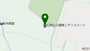 日岡山公園第二テニスコートの地図画像