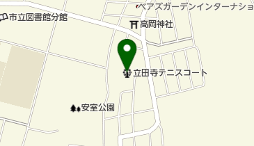 姫路市立田寺テニスコートの地図画像