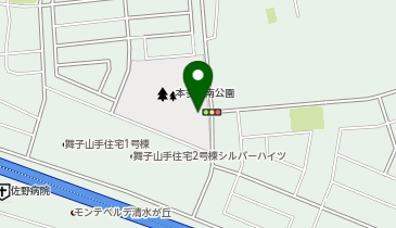本多聞南公園テニスコートの地図画像